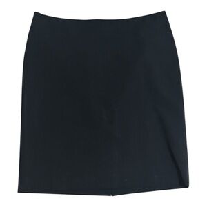 THEORY Black Pencil Skirt Mini Size 12 Work Party Business Classic Designer